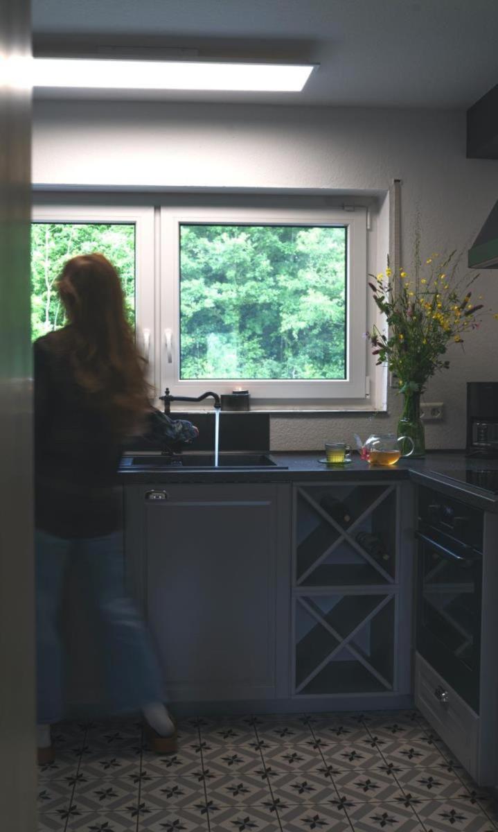 Ferienwohnung Haus Grün Niederstetten Exterior foto